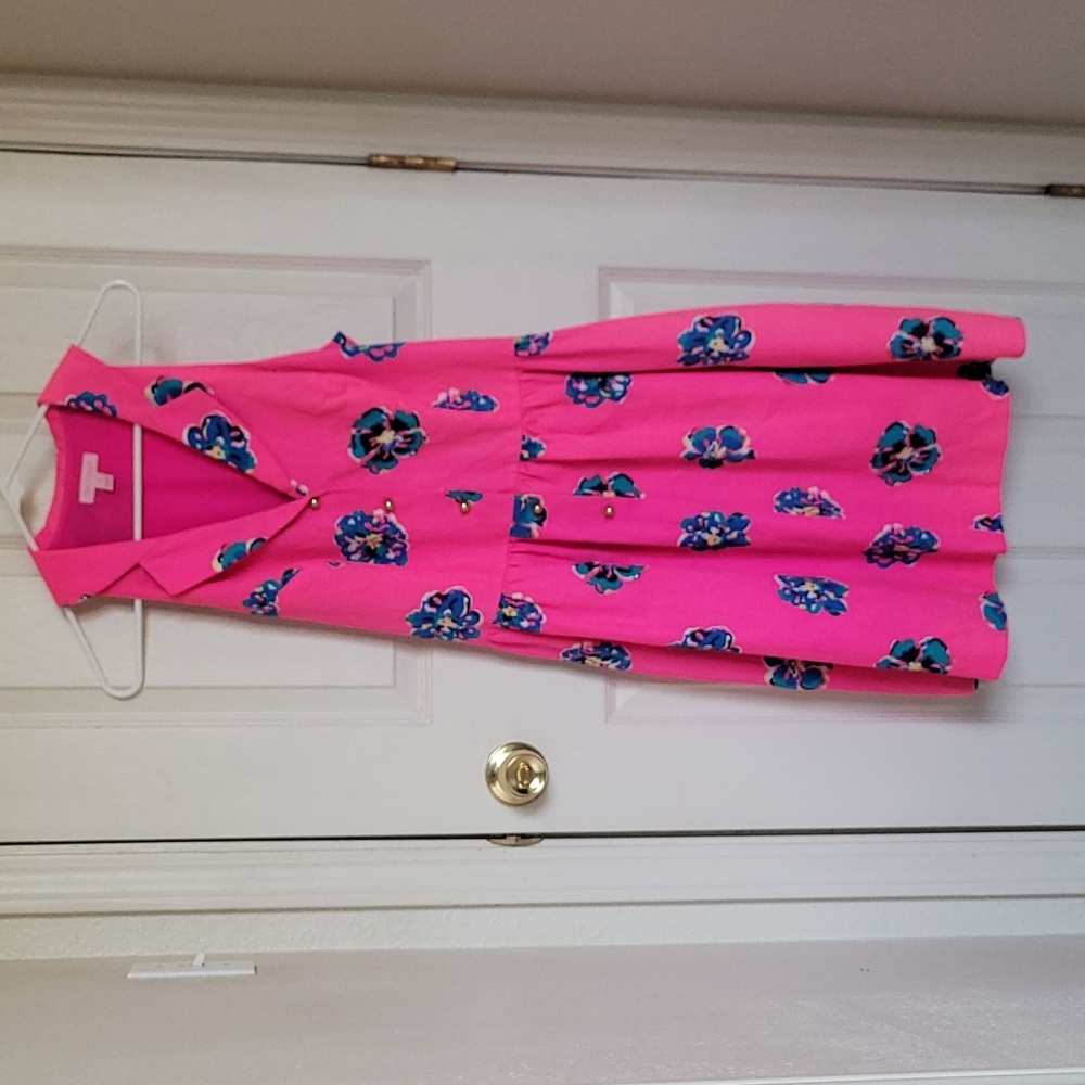 Lilly Pulitzer sz 6 Pink Floral Sherlynn Dress